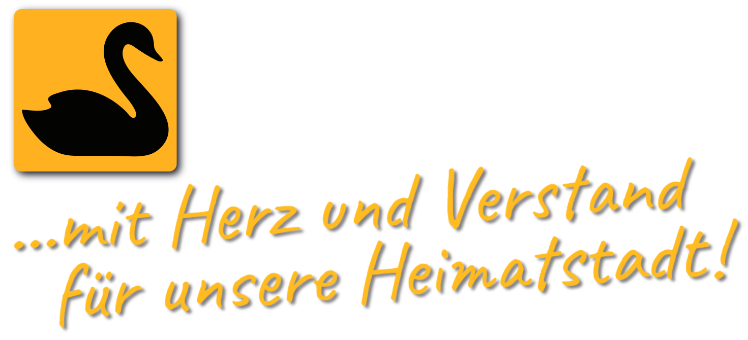logo mit weißem slogan